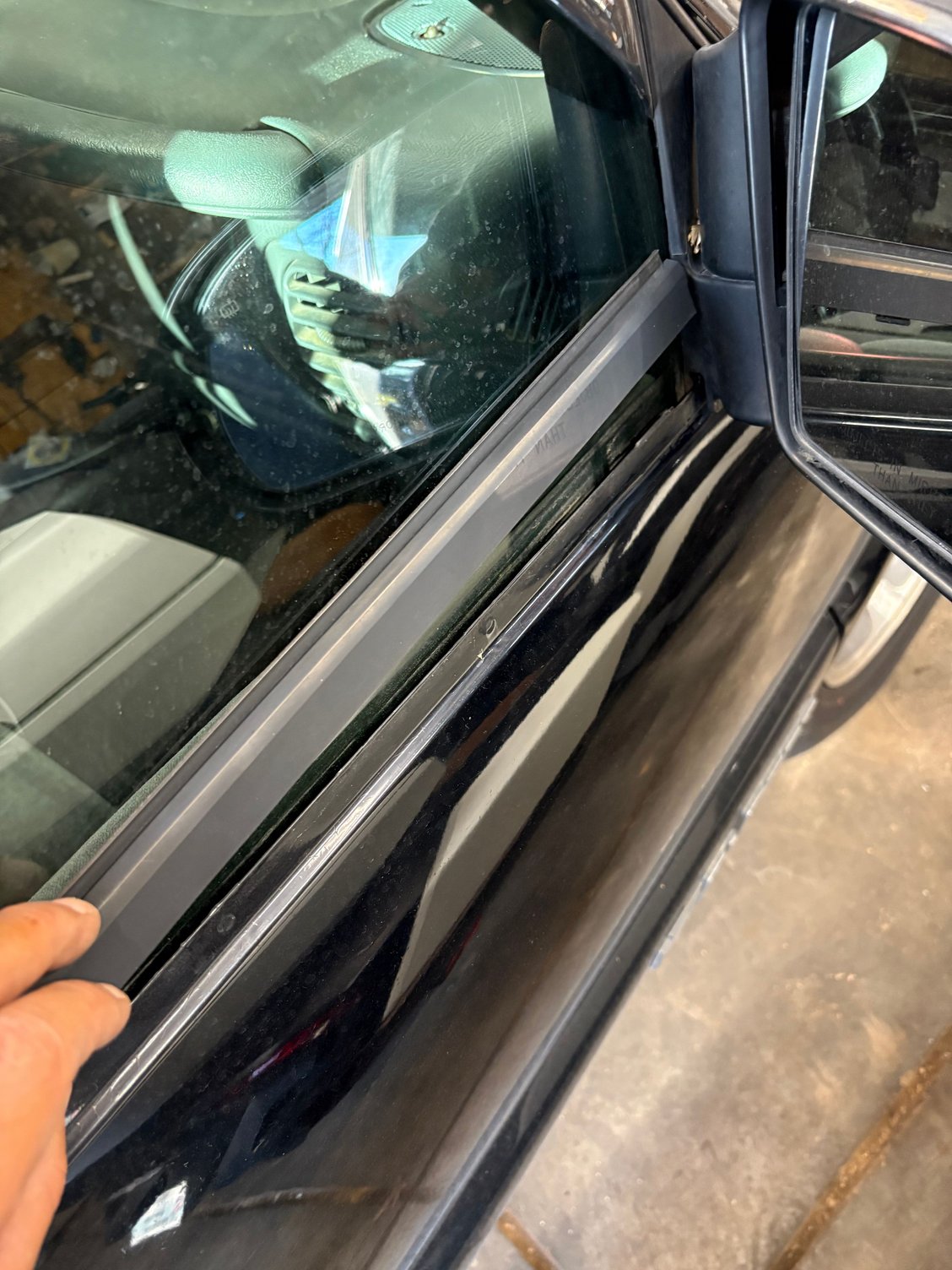 Going down the highway and my passenger window seal popped up. Plan on fixing that tomorrow. 