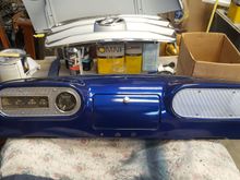 painted the old dash for a shop wall hanger