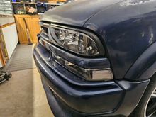 New headlights with LED bulbs