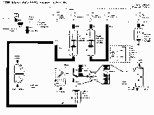 Auto-climate control HVAC vacuum schematic. The manual climate control is similar in its routing. 