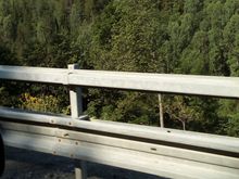 The road through Ural Mountains