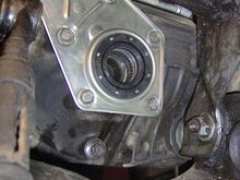 New cover installed. I used the Permatex flange sealant. The original did not have any sealant but this sealant was called for in the GM manual in the steps for rebuilding the front differential and axle.