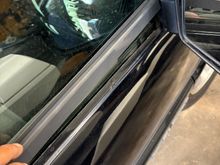 Going down the highway and my passenger window seal popped up. Plan on fixing that tomorrow. 