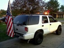 Welcome Home Soldier Escort Vehicle