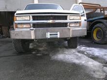 new bumper before paint