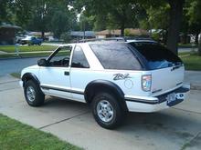 blue reverse lights along with blue liscense plate lights, all led