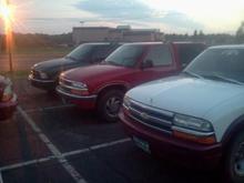 s10 line up