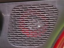 rear door speaker - 6 1/2" sony 3 way
