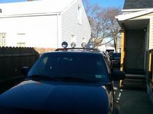 Lights uncovered - Day time - Front shot