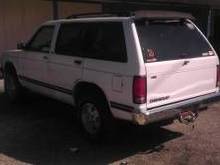 94 Chevy Blazer S10 - left rear - on purchase day