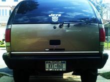 Repaired much of the chips and dings from January's accident from the rear bumper