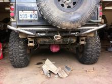 now have 8" of more clearance now that the reciever has been moved up