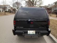 Camaro SS center mount exhaust