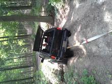 First day of owning it. Got it stuck and found out the rad was cracked.