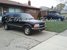 My Blazer and my Dads Avalanche