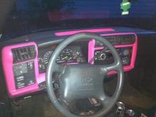 After.. I did the rings around the vents on the passenger side after this was taken