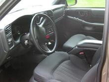 black interior