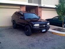 Newly painted Grill center piece and bowtie.