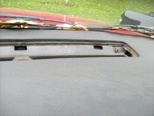 Windshield Heat Vent  Removed