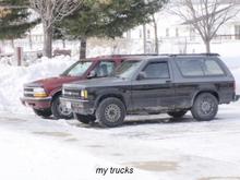 91 chevy s10 blazer 4x4 and a 98 chevy blazer 4x4