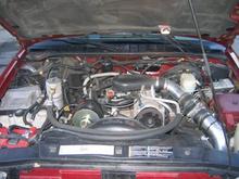 PowerMaster 200amp alternator, custom intake,