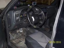 Drivers side view of the interior