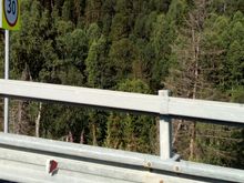 The road through Ural Mountains