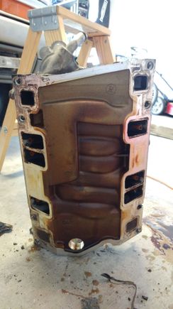 Pretty clean, i dont see any heavy corrosion trails.