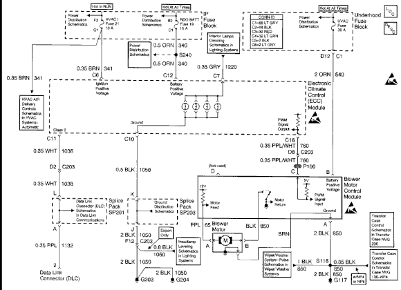 2000+ Automatic Climate Control Schematic