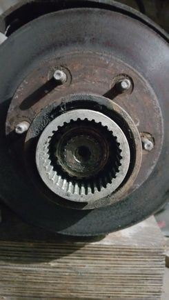 Snap ring was in the center section