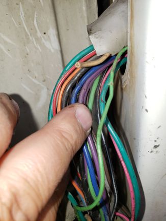 The broken wire