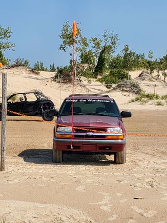 Blaze II at Silver Lake sand dunes.