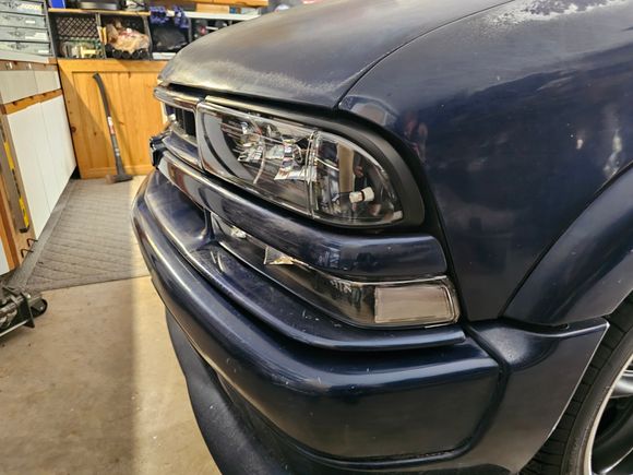 New headlights with LED bulbs