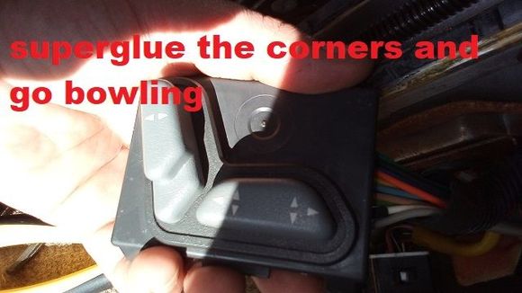 gm power seat switch box