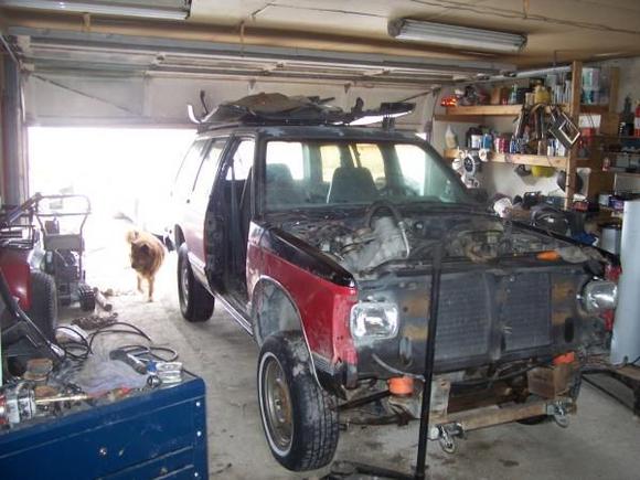 other side! it had been partialy parted out and dissasembled
$200