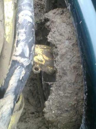 close call front tow hook about half an inch from my rim!