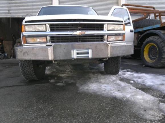 new bumper before paint