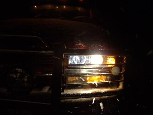 Picture of the new halo/projection lamp and clear marker