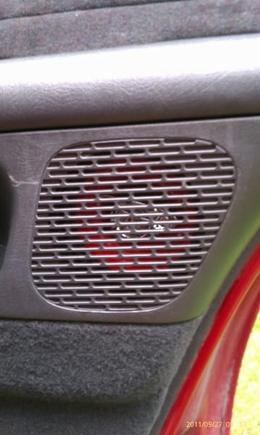 rear door speaker - 6 1/2" sony 3 way