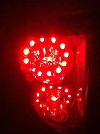 LED rings inside taillights!