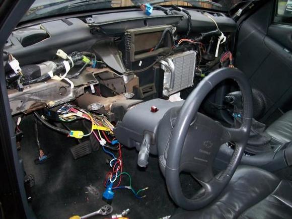 Changing the heater core on the wifes '97 Blazer