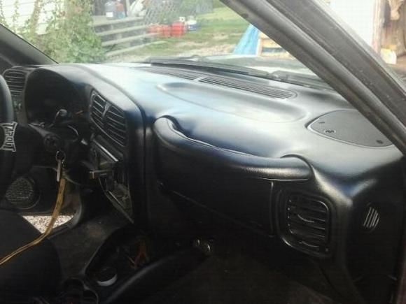 blacked out dash