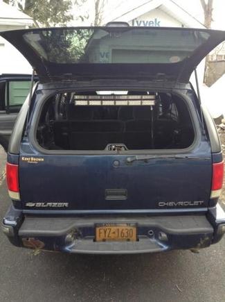 My two light bars I have in the back.