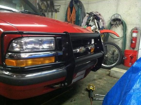 Picture of the brush guard I modified to fit my blazer