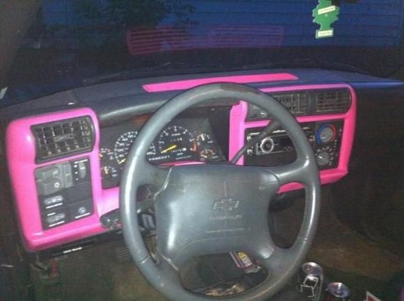 After.. I did the rings around the vents on the passenger side after this was taken