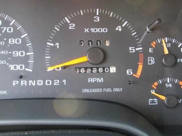 mileage when bought