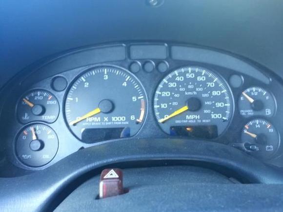 Cluster Tachometer
