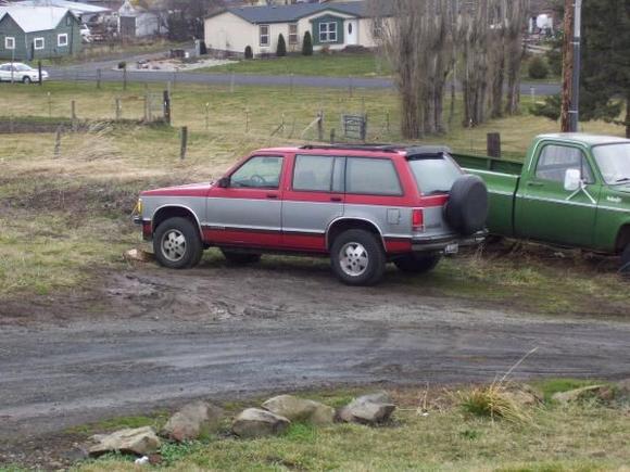Had my spare tire on the back then.