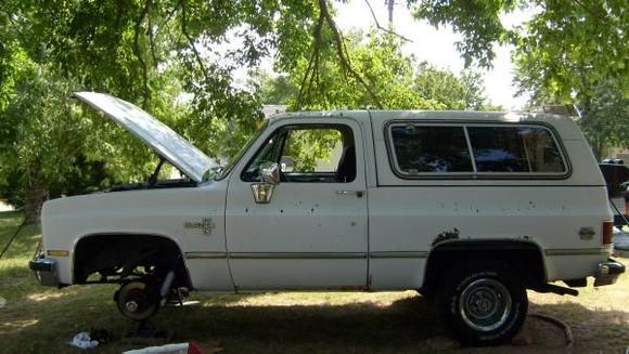 DIY replacement of shocks &amp; stabilizer '84 K5
