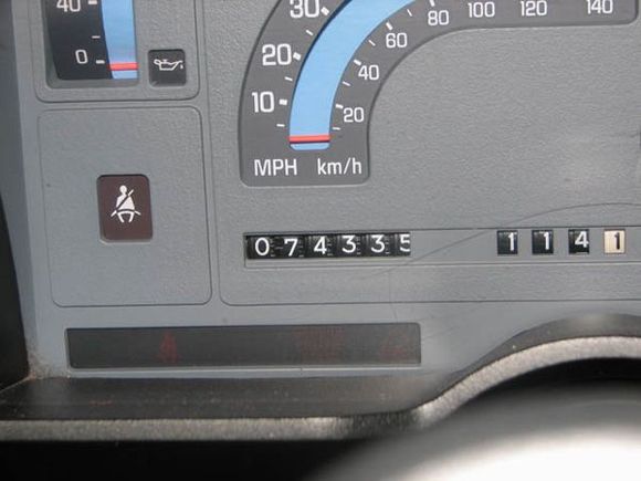 The original mileage when I got it